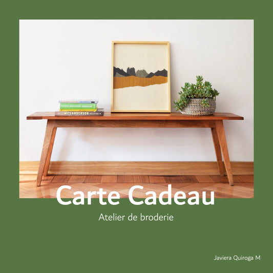 Carte cadeau – Atelier de broderie