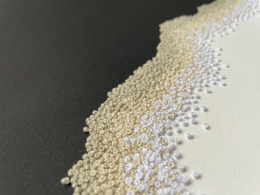 Broderie papier / Octobre